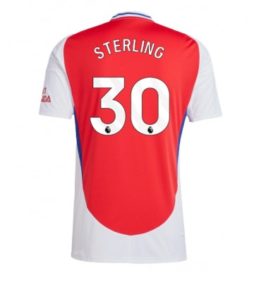 Arsenal Raheem Sterling #30 Primera Equipación 2024-25 Manga Corta